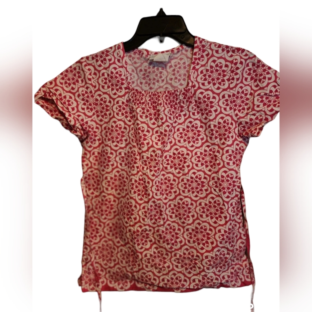 Katherine Heigl collection XS pink short sleeve shirt